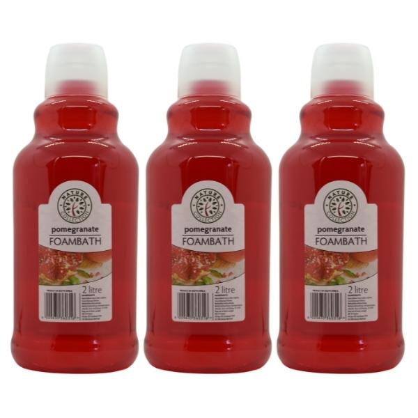 Nature Collection – Foambath Body Wash Gel 2L – Pomegranate – Pack of 3