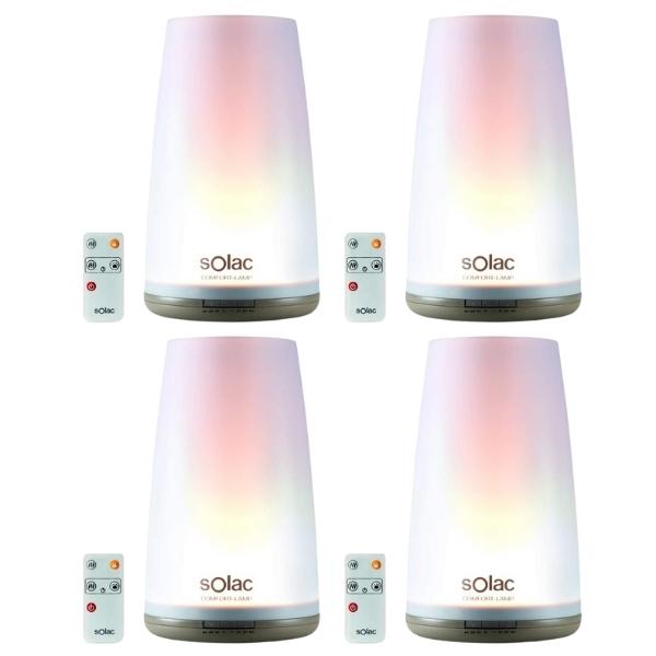 Solac – Comfort Lamp Humidifier 35W with Remote Control – Pack of 4