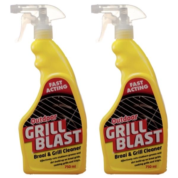Grill Blast Fast Acting Braai & Grill Cleaner – 750ml (Pack of 2)