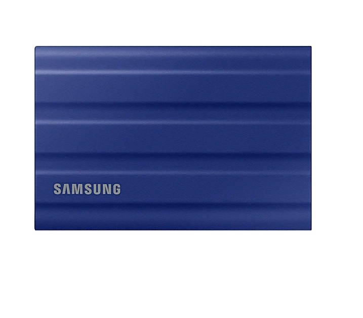 Samsung T7 Shield USB 3.2 Gen 2 1TB Portable SSD – Blue