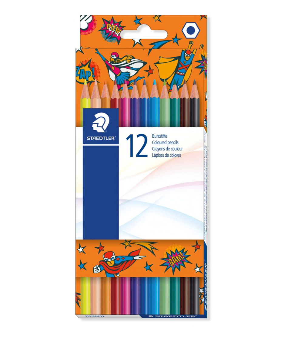 Staedtler 175 COC12 Hexagonal Colouring Pencils