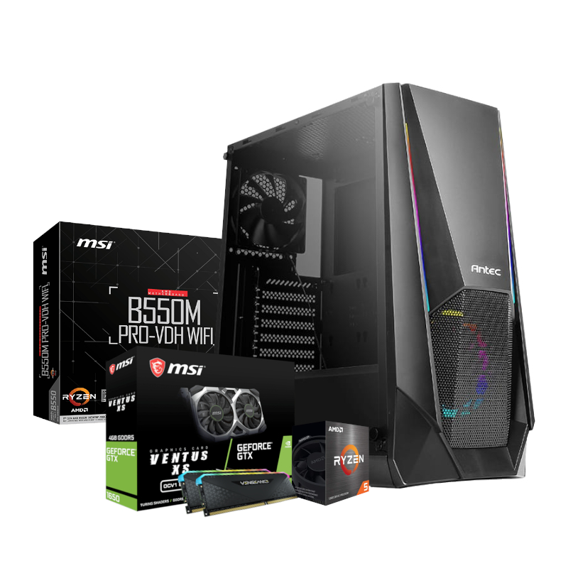 PCBuilder AMD Ryzen 5 5600X SCOUT Gaming PC