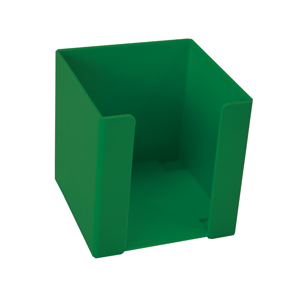 Treeline Plastic Cube Holder Green – 100 x 100mm