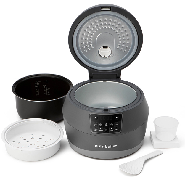 NutriBullet EveryGrain Rice Cooker & Steamer – Grey