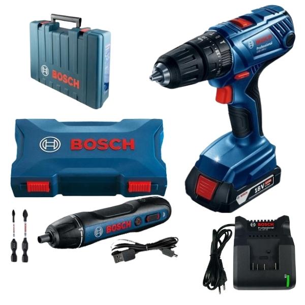 Bosch – Cordless Impact Drill Kit GSB 180-LI & Cordless Screwdriver