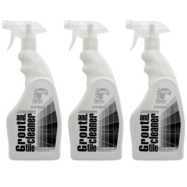 Under Foot – Laminate Grout and Tile Cleaner – 750ml – Pack of 3