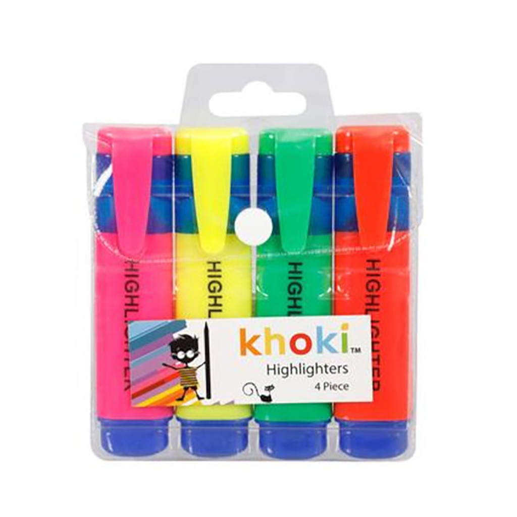 Khoki Highlighters – 4 Pack