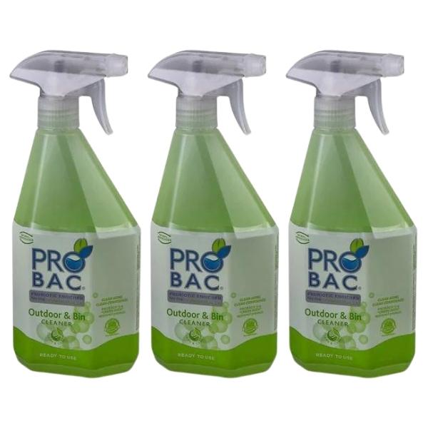 Probac – Outdoor and Bin Cleaner 750ml – Pack of 3