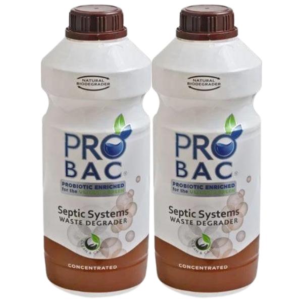 Probac – Septic Systems Waste Degrader 1L – Concentrated – Pack of 2