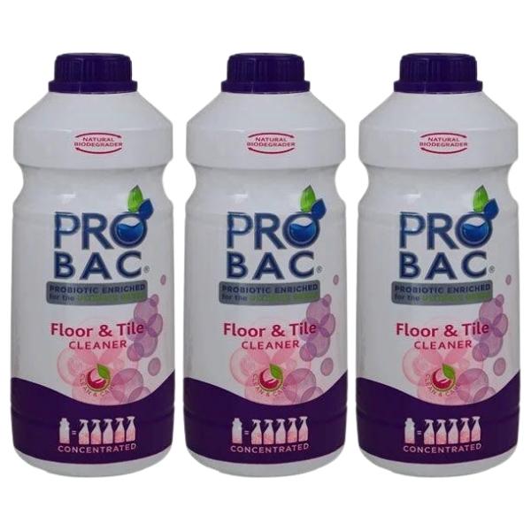 Probac – Floor and Tile Cleaner 1L – Concentrated – Pack of 3