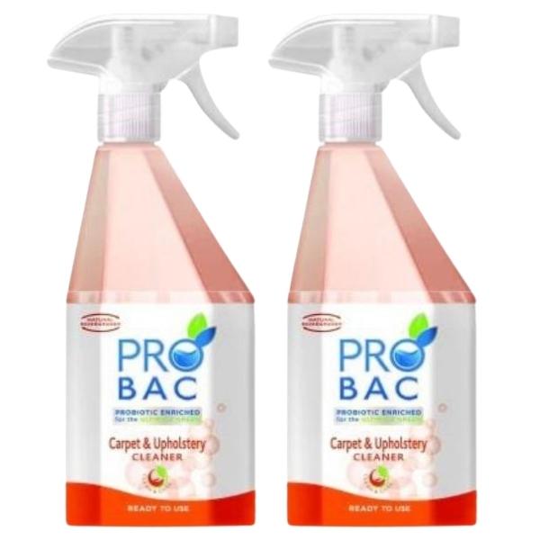 Probac – Carpet and Upholstery Cleaner 750ml – Pack of 2