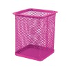 SDS: M105 Wire Mesh Metal Pen Holder Pink SDS: M105 Wire Mesh Metal Pen Holder Pink
