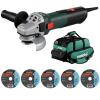 Metabo – Angle Grinder W 9-115 (600354010), Tool Bag and 5 x Cutting Discs Metabo – Angle Grinder W 9-115 (600354010), Tool Bag and 5 x Cutting Discs