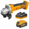 Ingco – Cordless Angle Grinder Including 4.0Ah Battery and Fast Charger Ingco – Cordless Angle Grinder Including 4.0Ah Battery and Fast Charger