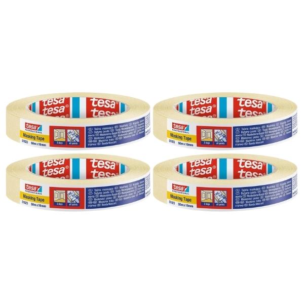 Tesa – Masking Tape 19mm x 50m – Pack of 4