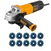 Ingco – Angle Grinder 115mm 950W with Segmented Diamond Blades 115mm (10pc) Ingco – Angle Grinder 115mm 950W with Segmented Diamond Blades 115mm (10pc)