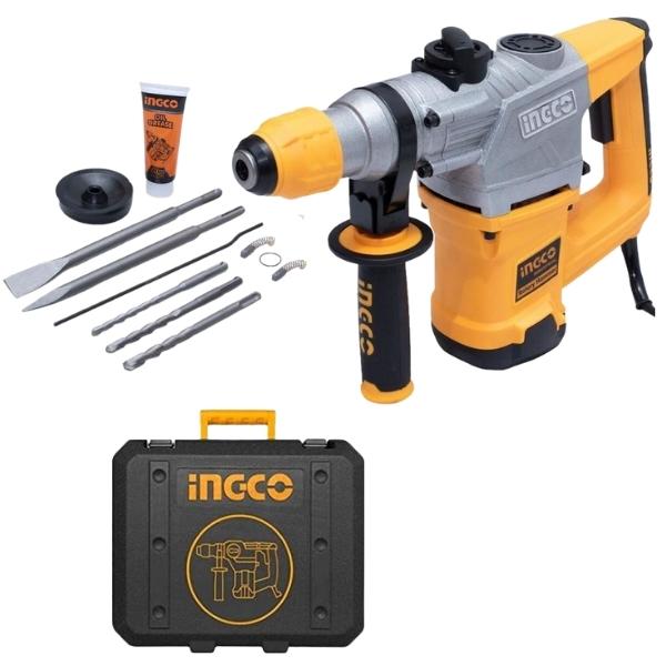 Ingco – Rotary Hammer 1250W Including Drill Bits and Accessories