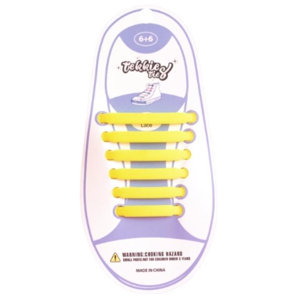 Tekkie Ties Shoe Laces For Kids – Unisex – Yellow