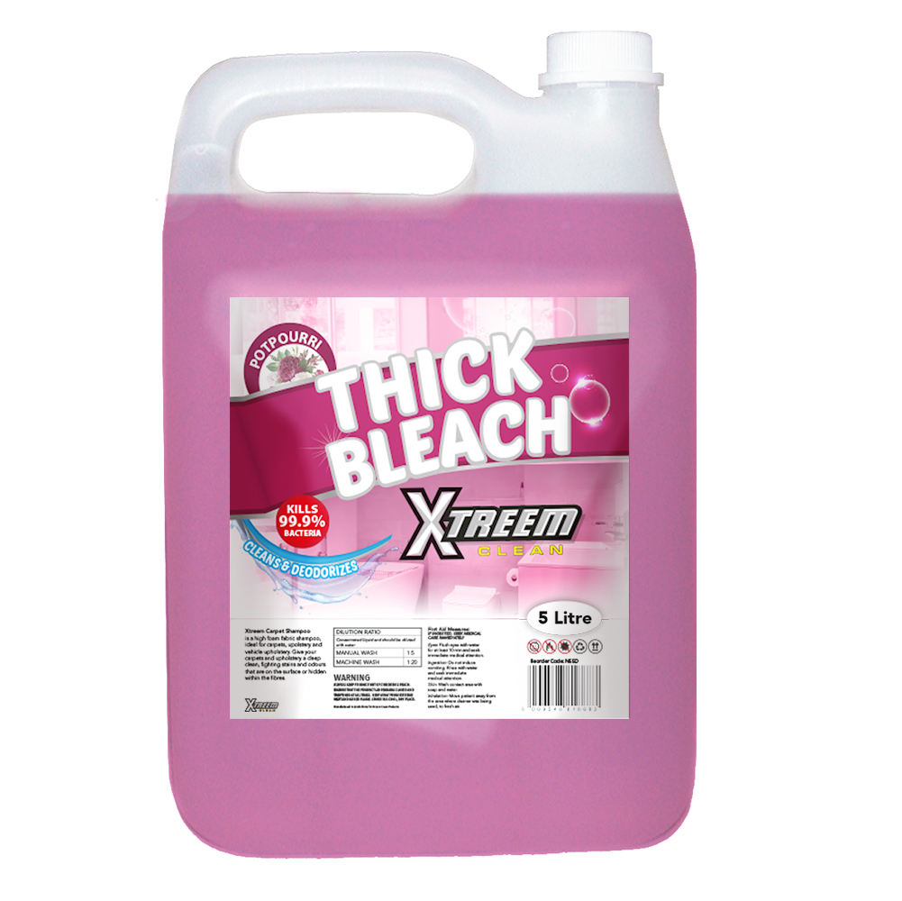Xtreem Thick Bleach 5L – Potpourri Fragrance