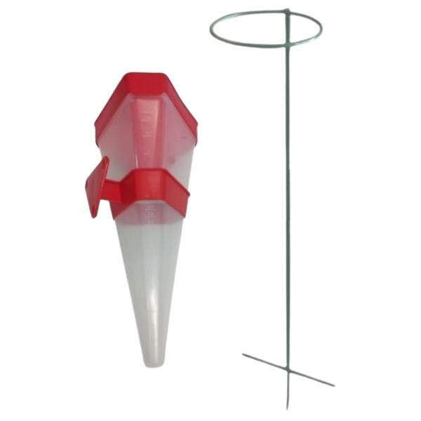 MTS – Triangular Rain Gauge 70mm With Metal Stand