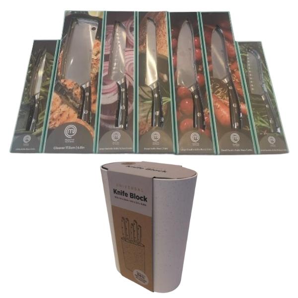 MasterChef – Kitchen Knives Combo Set (7 Piece) Including Knife Block