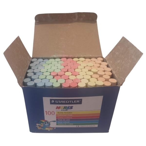Staedtler – Coloured Chalk – Box of 100 Chalk Sticks