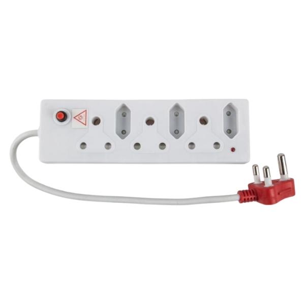 Zenith – 6 Way Multi-Plug Surge 3 x 16A + 3 X 5A