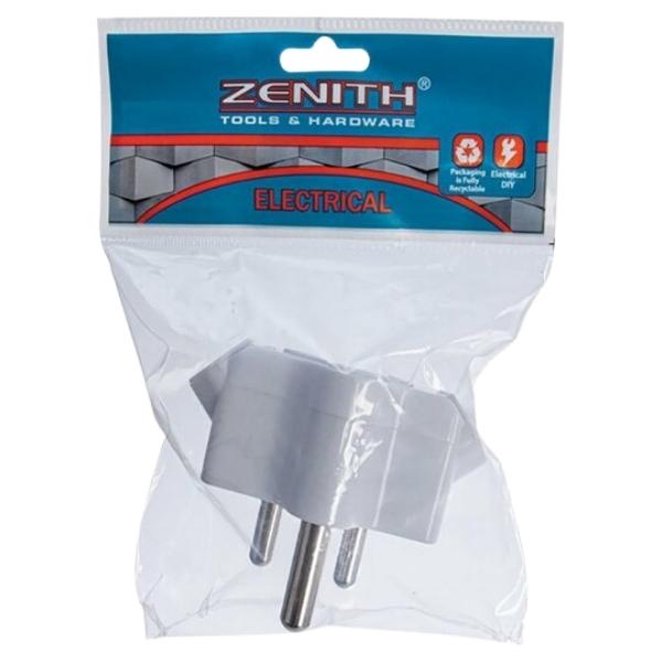Zenith – Plug Adaptor 1 x 16A + 2 x 5A 2 Pin