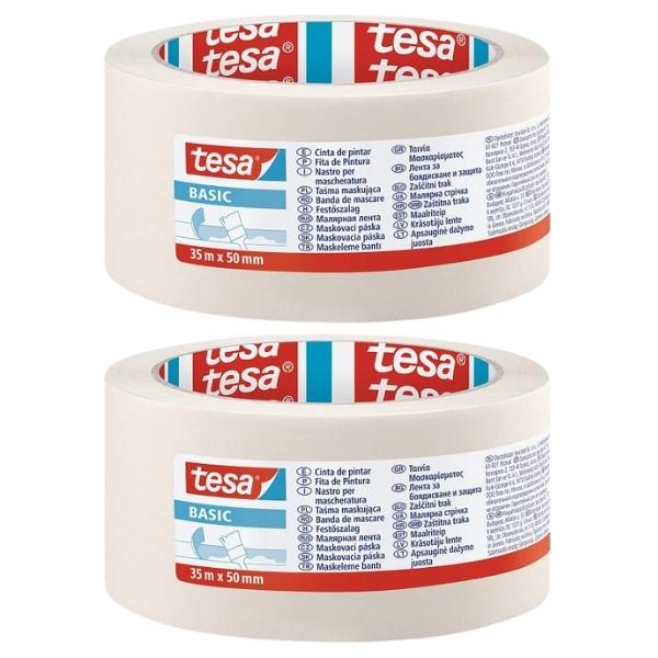 Tesa – Masking Tape 50mm x 35m – Pack of 2