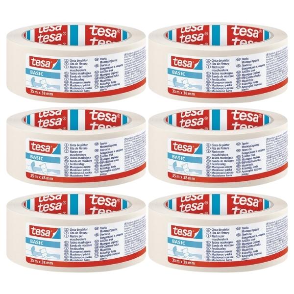 Tesa – Masking Tape 38mm x 35m – Pack of 6