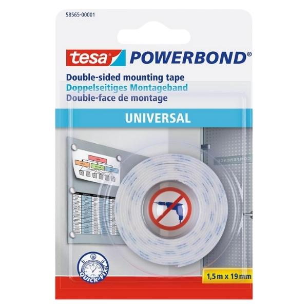 Tesa – Double Sided Mounting Tape / Universal Powerbond 19mm x 1.5m