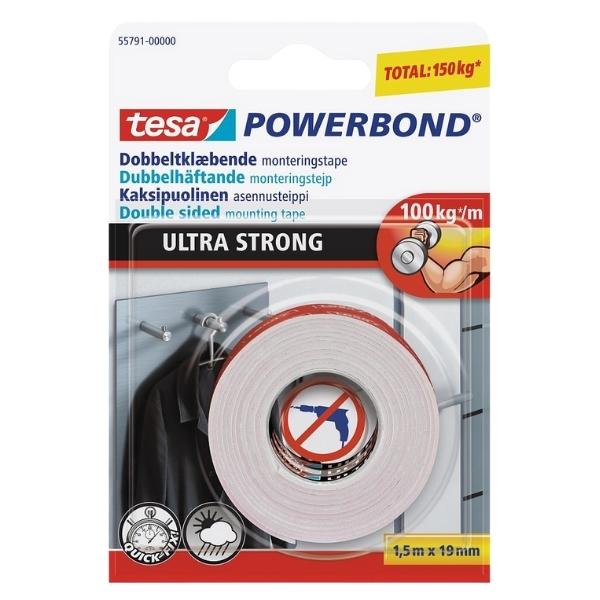Tesa – Double Sided Mounting Tape / Ultra Strong Powerbond 19mm x 1.5m