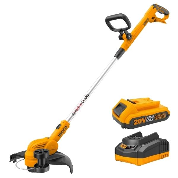Ingco – Lithium-Ion Grass Trimmer Including 2.0Ah Battery and Charger