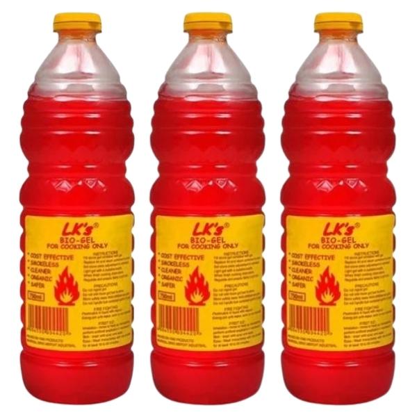 LK’s – Bio Gel for Cooking 750ml (Pack of 3)
