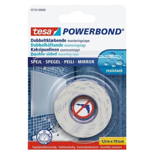 Tesa – Double-Sided Mounting Tape 19mm x 1.5m – Mirror
