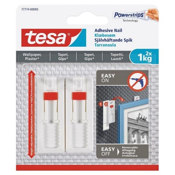 Tesa Adhesive Nail for Wallpaper and Plaster 1Kg – 2 Piece