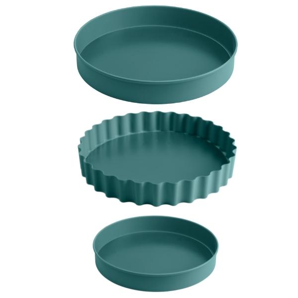 Jamie Oliver – Non-Stick Tart Tin 25cm and 2 x Cake/Sandwich Tin