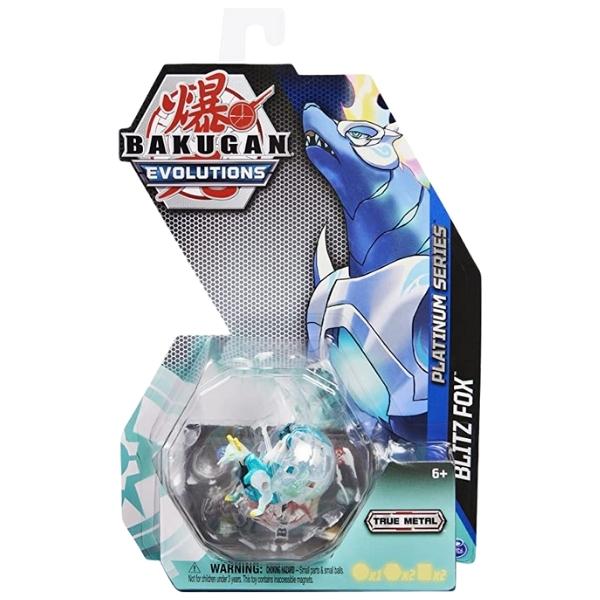 Bakugan Evolutions – True Metal Bakugan Platinum Series – Blitz Fox