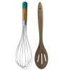 Jamie Oliver – Balloon Whisk and Acacia Slotted Wooden Spoon Jamie Oliver – Balloon Whisk and Acacia Slotted Wooden Spoon