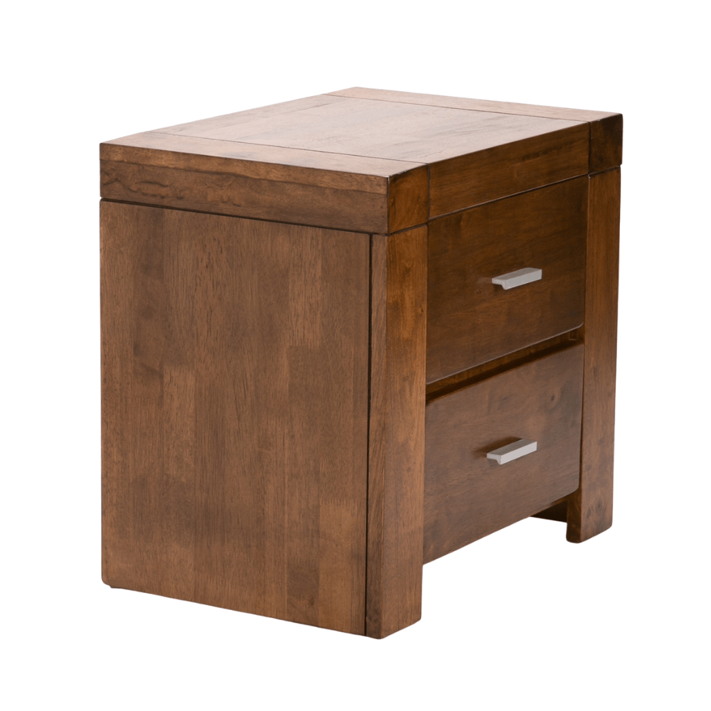 Cali 2 Drawer Pedestal – Rustic