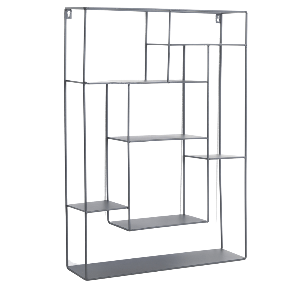 Wall Shelf – Black Multi-Level