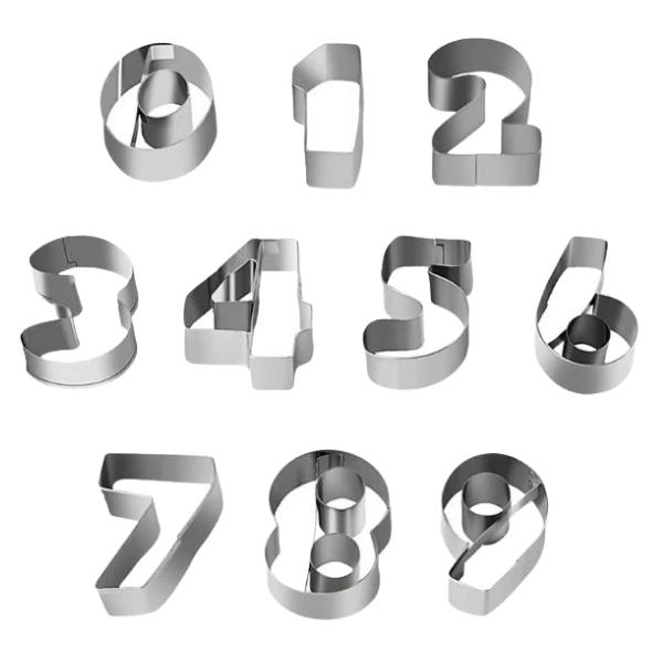 O’lala – Number Cookie Cutter Set – 9 Piece