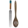 Jamie Oliver – Palette Knife and Acacia Slotted Wooden Spoon Jamie Oliver – Palette Knife and Acacia Slotted Wooden Spoon