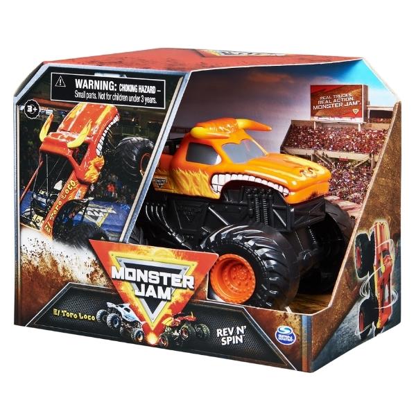 Monster Jam – Rev N’ Spin Truck Scale 1:43 Series 10 – El Toro Loco