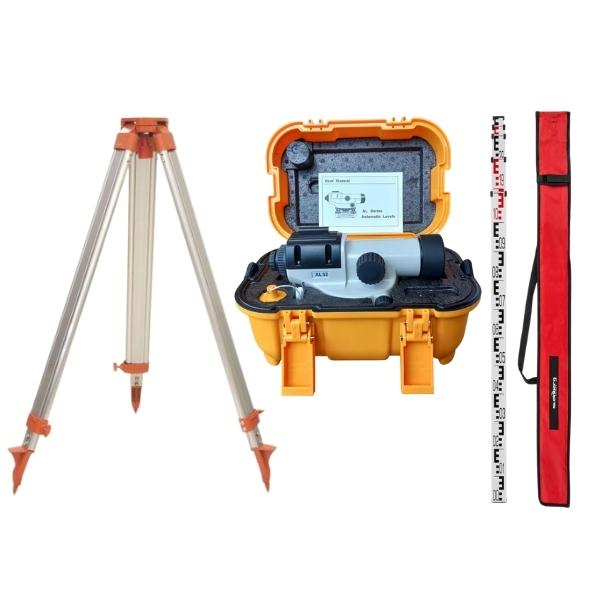 Qualitools – Dumpy Level Including Tripod and Level Staff