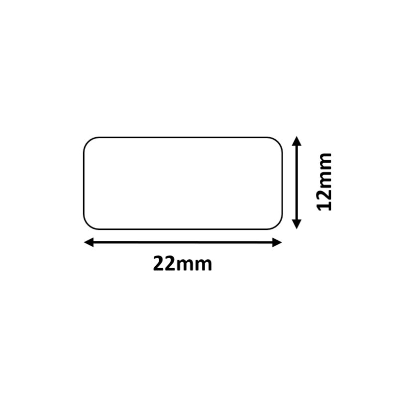 Niimbot – D11/D110 Thermal Label Roll – White 12x22mm (260 labels)