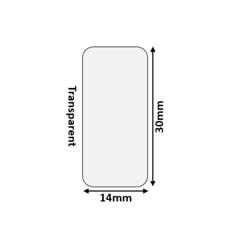 Niimbot – D11/D110 Thermal Label Roll – Transparent 14x30mm (210 labels)