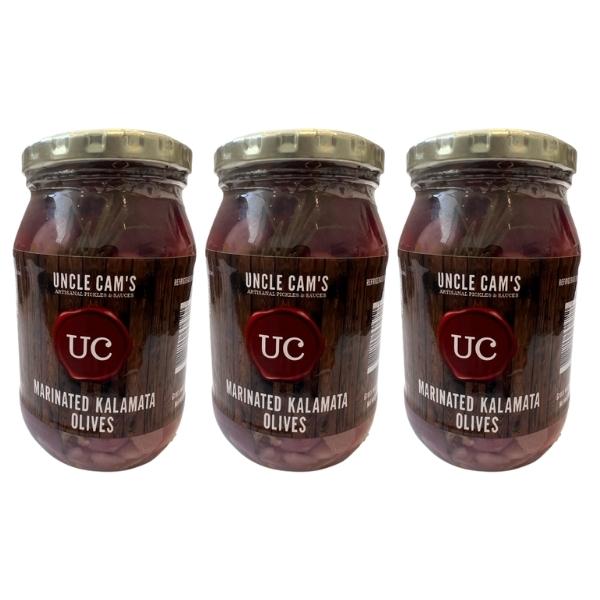 Uncle Cam’s – Marinated Kalamata Olives 410g – Pack of 3