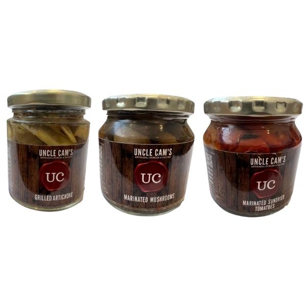 Uncle Cam’s – Artisanal Pickles Combo Pack – Assorted – Pack of 3