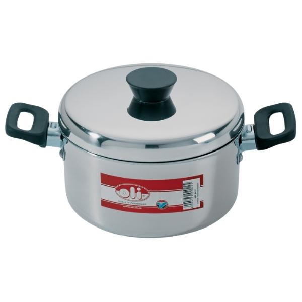 Oli – Polished Stewpan / Polished Aluminium Stewpan – 15cm
